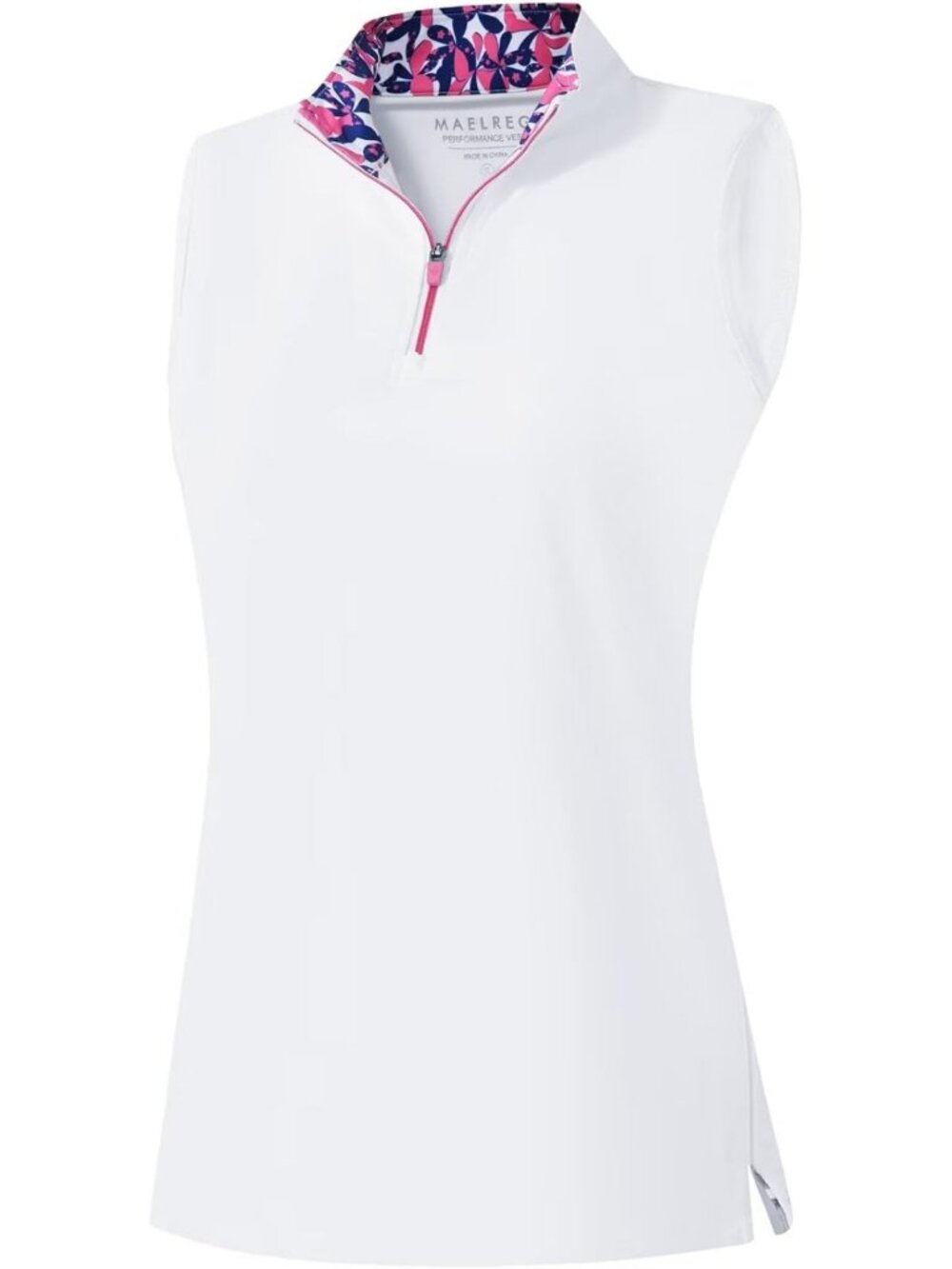 Sleeveless Collared Golf Polo Shirt for Women - Quick Dry Athletic Tank Top
